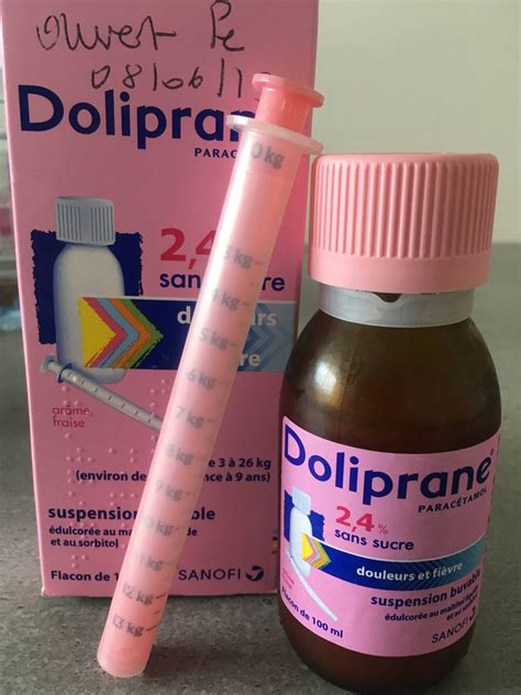 équivalent pipette doliprane en ml|doser le doliprane enfant / Besoins de l’enfant / Assistante .